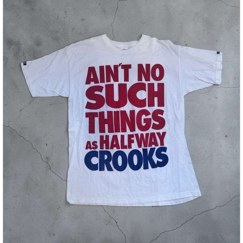 Crooks & Castles Ain't No Such Things As Halfway Crooks Graphic T Shirt Large
